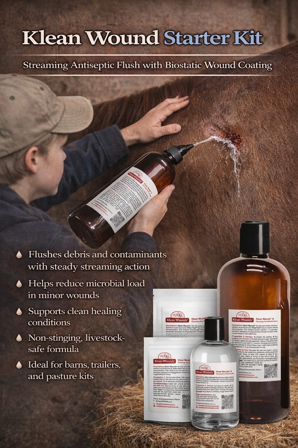 Klean Wound Starter Kit Store Panel